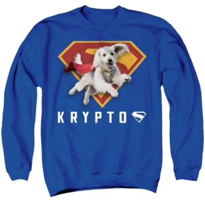 Superman мужская толстовка с длинным рукавом и круглым вырезом с графическим изображением щита Кристо
