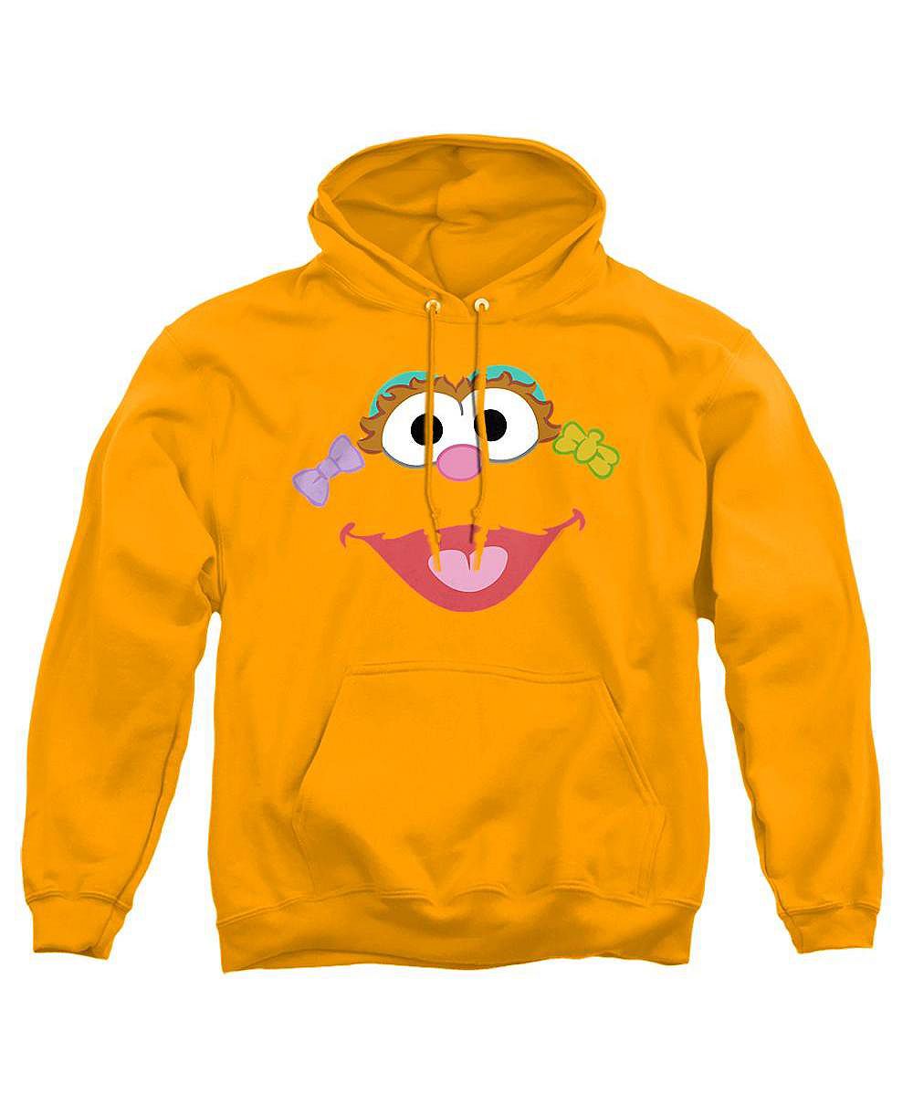 Sesame Street мужской худи с длинным рукавом и принтом Зои с графическим изображением лица