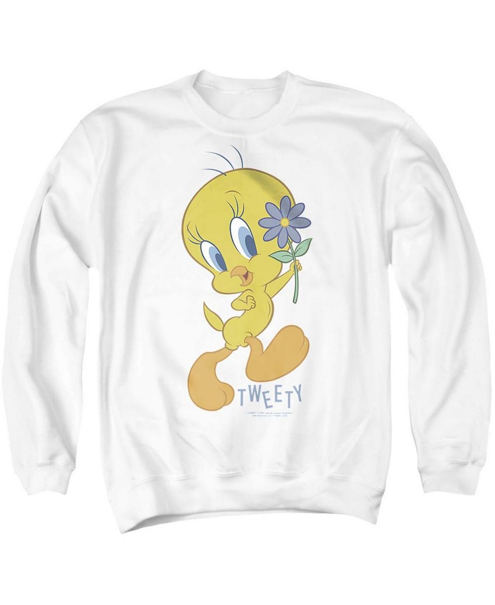 Мужская длиннорукавная кофта Looney Tunes с принтом Tweety Flower