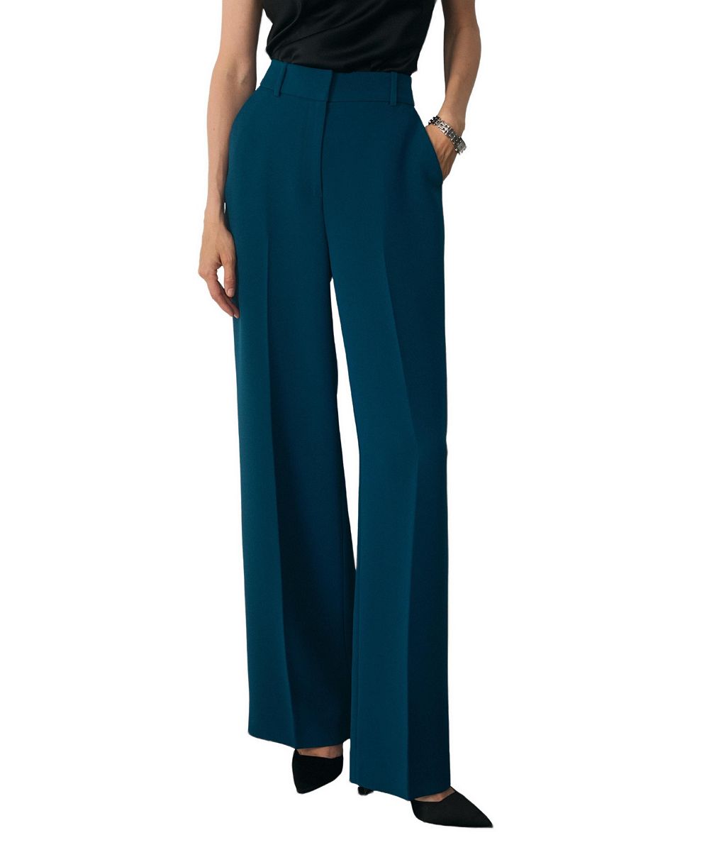 The Fold Women's Doppio Adelaide High-Rise Wide-Leg Trousers