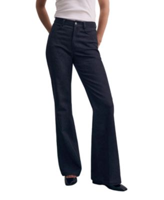 The Fold Women's Lexington High-Waisted Flared Jeans
