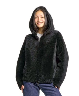 BLUE DUCK Women's Hooded Cropped Jacket