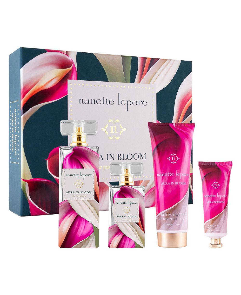 Nanette Lepore 4 Piece Aura in Bloom Eau de Parfum Gift Set