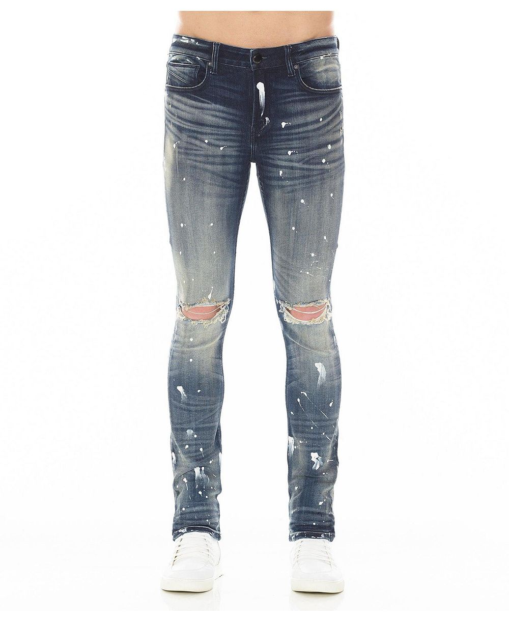 Hvman Chosen To Prevail x Cult Men's Strat super skinny fit jean