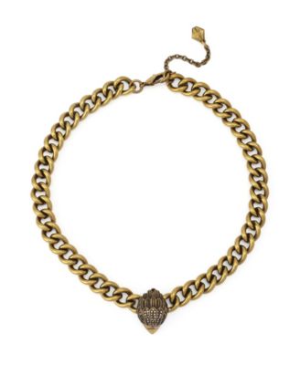 Kurt Geiger London Faux-Stone Signature Eagle Collar Necklace