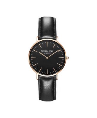 Victoria Hyde London Unisex Watch Round Case 38mm, Leather Strap, Victoria Hyde