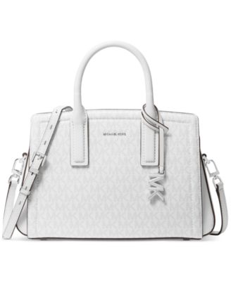 Michael Kors Laila Small Signature Logo Satchel Handbag
