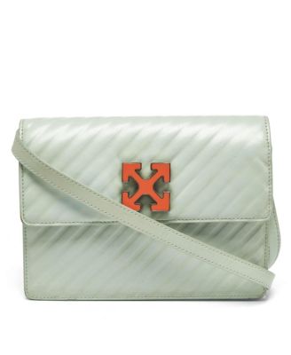 Женская сумка Off-White Jitney 2.0 из диагональной стёганой кожи, б/у