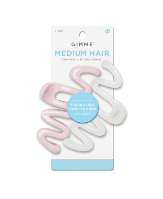 Gimme Beauty зажим для волос «Трендовые косы и пучки», устойчивый к поломке пластик, нескользящая фиксация для всех типов волос