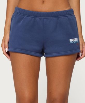 Edikted Женские шорты для пота New York с низкой посадкой, 2" Inseam