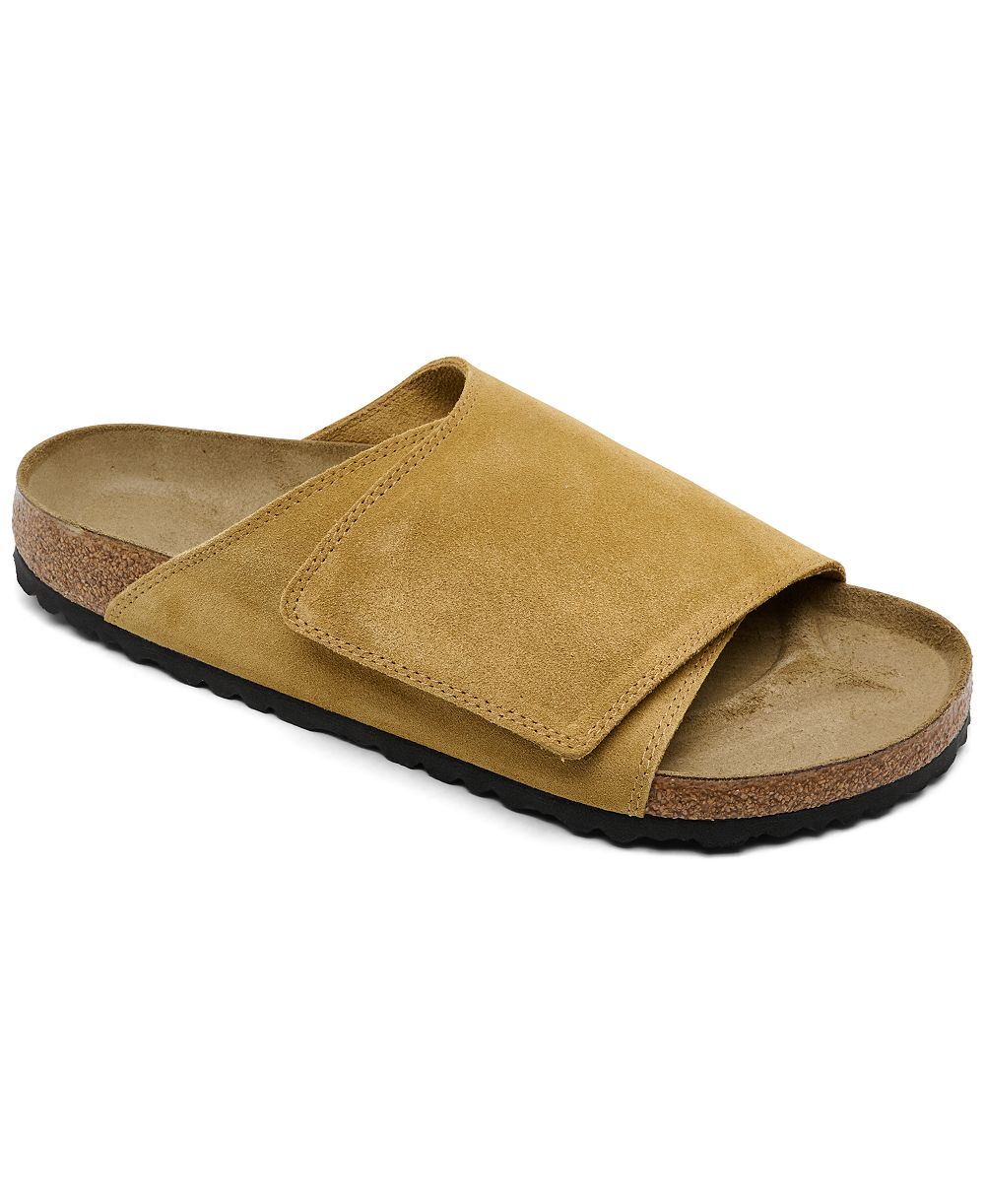Birkenstock Men's Solana Suede Leather Slide Sandals from Finish Line