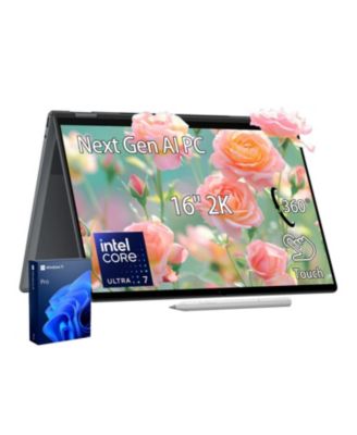 Ноутбук HP OmniBook X 16" FHD+ сенсорный 2-в-1, Intel Core Ultra 7 256V, Intel Arc 140V, 16GB RAM, 1TB SSD, Wi-Fi 6, Win11 Pro, серый