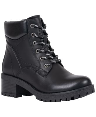 GC Shoes женские ботильоны Mara из искусственной кожи на блочном каблуке с подкладкой на щиколотке и шнуровкой