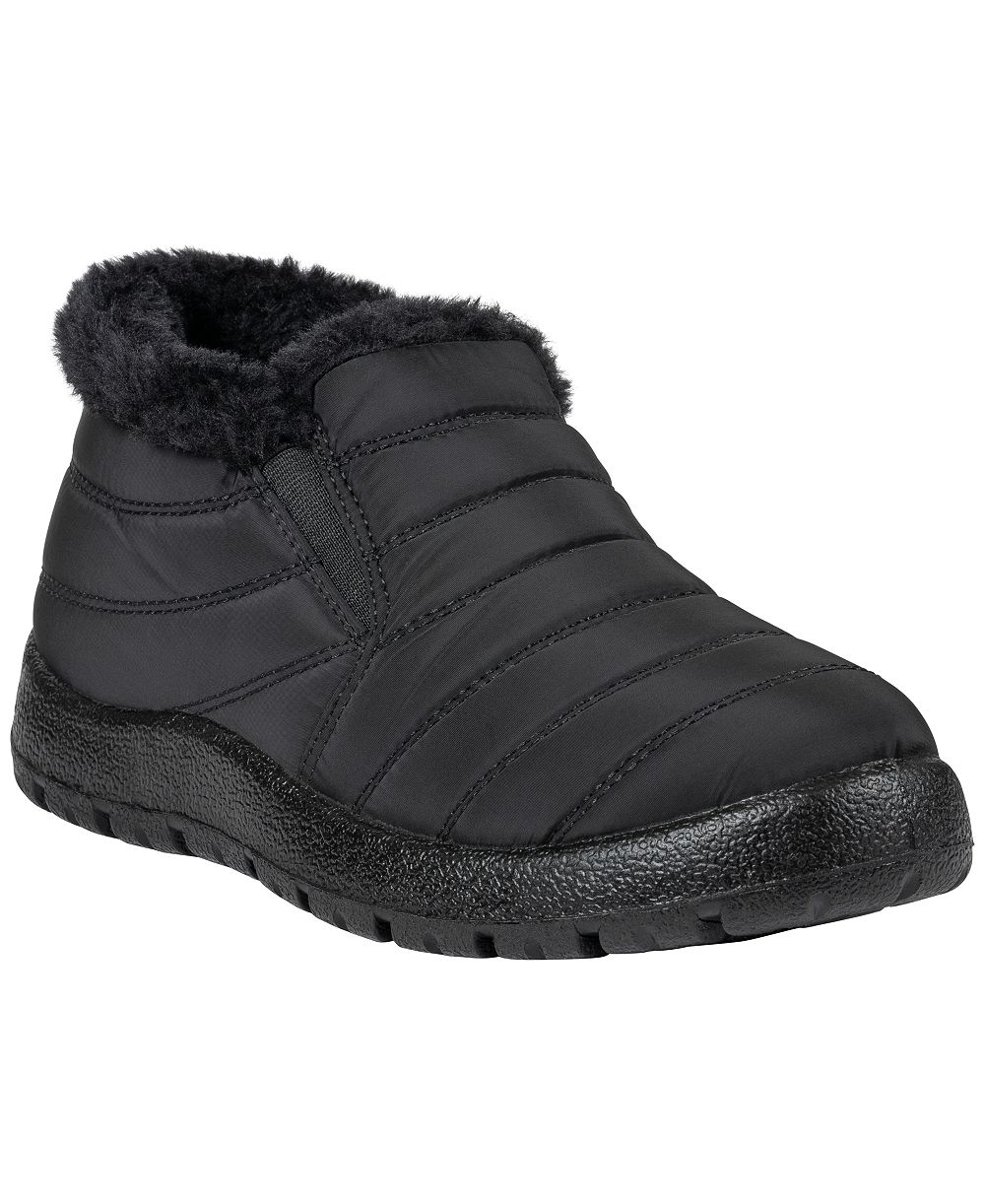 GC Shoes Women's Oban Quilted Cozy Ankle Booties