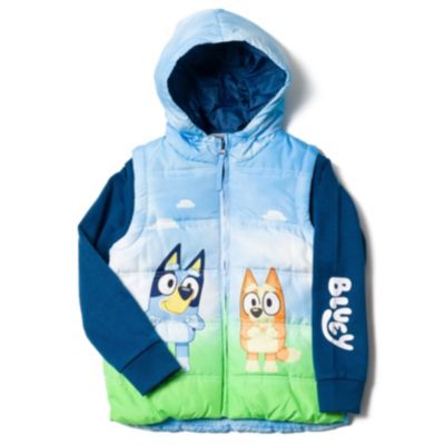 Жилетка Bluey для девочек 2T и 3T на молнии