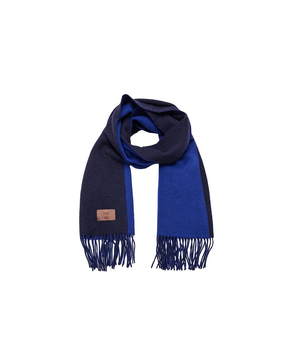 MANGO Women's Selection Reversible Wool Scarf
