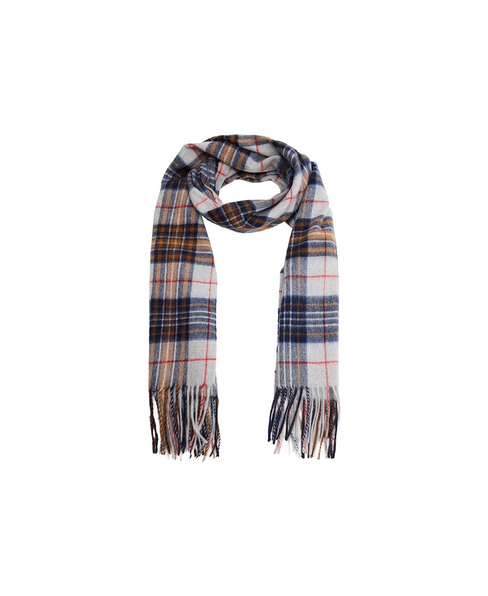 MANGO Women's Selection Wool Check Scarf
