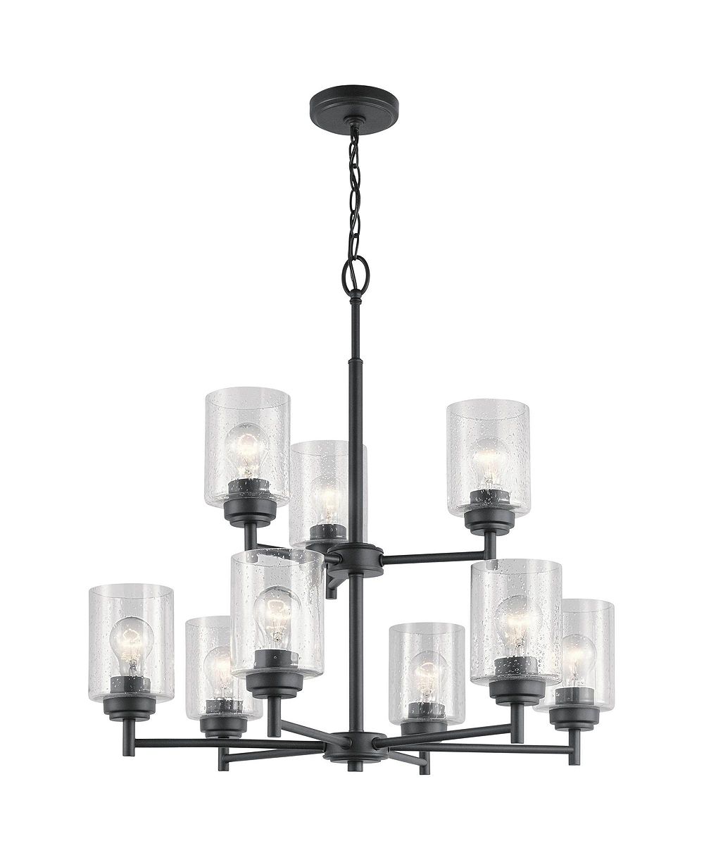 Kichler Winslow 27" Wide 2-Tier 9-Light Chandelier