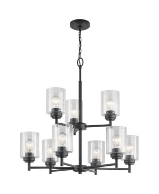 Kichler Winslow 27" Wide 2-Tier 9-Light Chandelier
