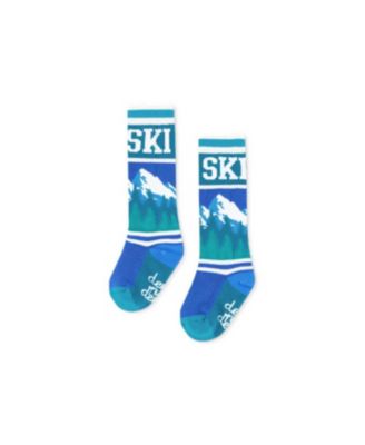 Deux par Deux Boys' 4-20 Merino-Wool Blend Ski Socks