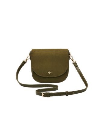 Fable England Beth Faux Suede Saddle Bag