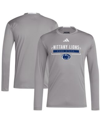 Men's adidas Gray Penn State Nittany Lions D4T Long Sleeve T-Shirt