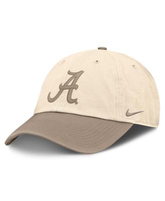 Мужская регулируемая кепка Nike Natural/Khaki Alabama Crimson Tide Two-Tone Club