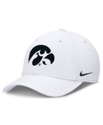 Мужская кепка Iowa Hawkeyes Rise SwooshFlex Dri-FIT, Nike, белые