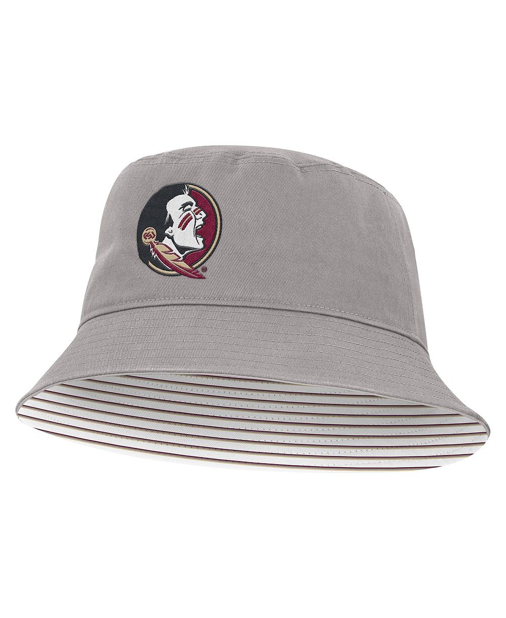 Nike Men's and Women's Gray Florida State Seminoles Primetime Apex Bucket Hat