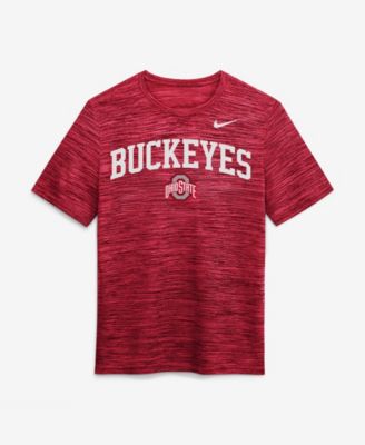 Мужская футболка Nike с логотипом Ohio State Buckeyes, цвет бордовый, технология Dri-FIT