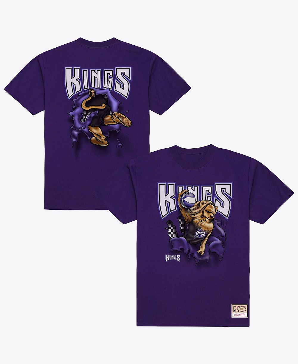 Men's Mitchell & Ness Purple Sacramento Kings Breakthrough T-Shirt