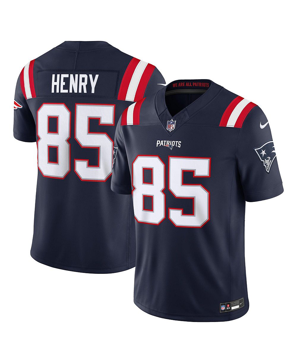 Мужская ограниченная версия джерси Nike Hunter Henry Navy New England Patriots Team Vapor F.U.S.E. Stitched Limited Jersey, темно-синяя