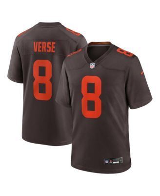 Nike мужская игровая альтернативная джерси Jared Verse Brown Cleveland Browns Alternate Alpha Dawg, коричневый
