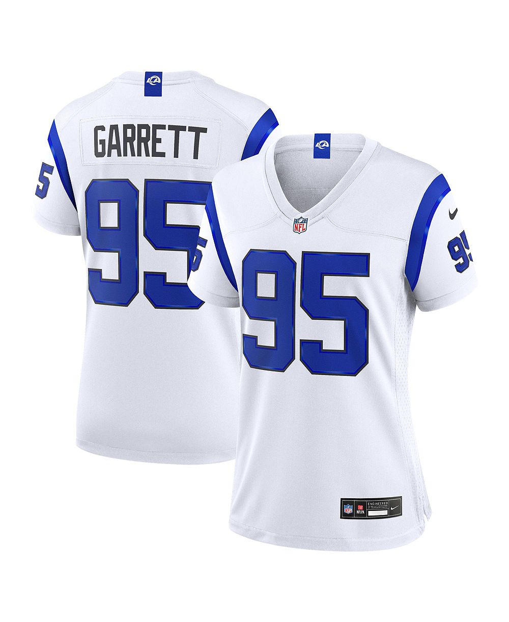 Женская игровая джерси Nike Myles Garrett Los Angeles Rams Fearsome White