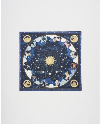 Fable England Women's Zodiac Medium Square Scarf