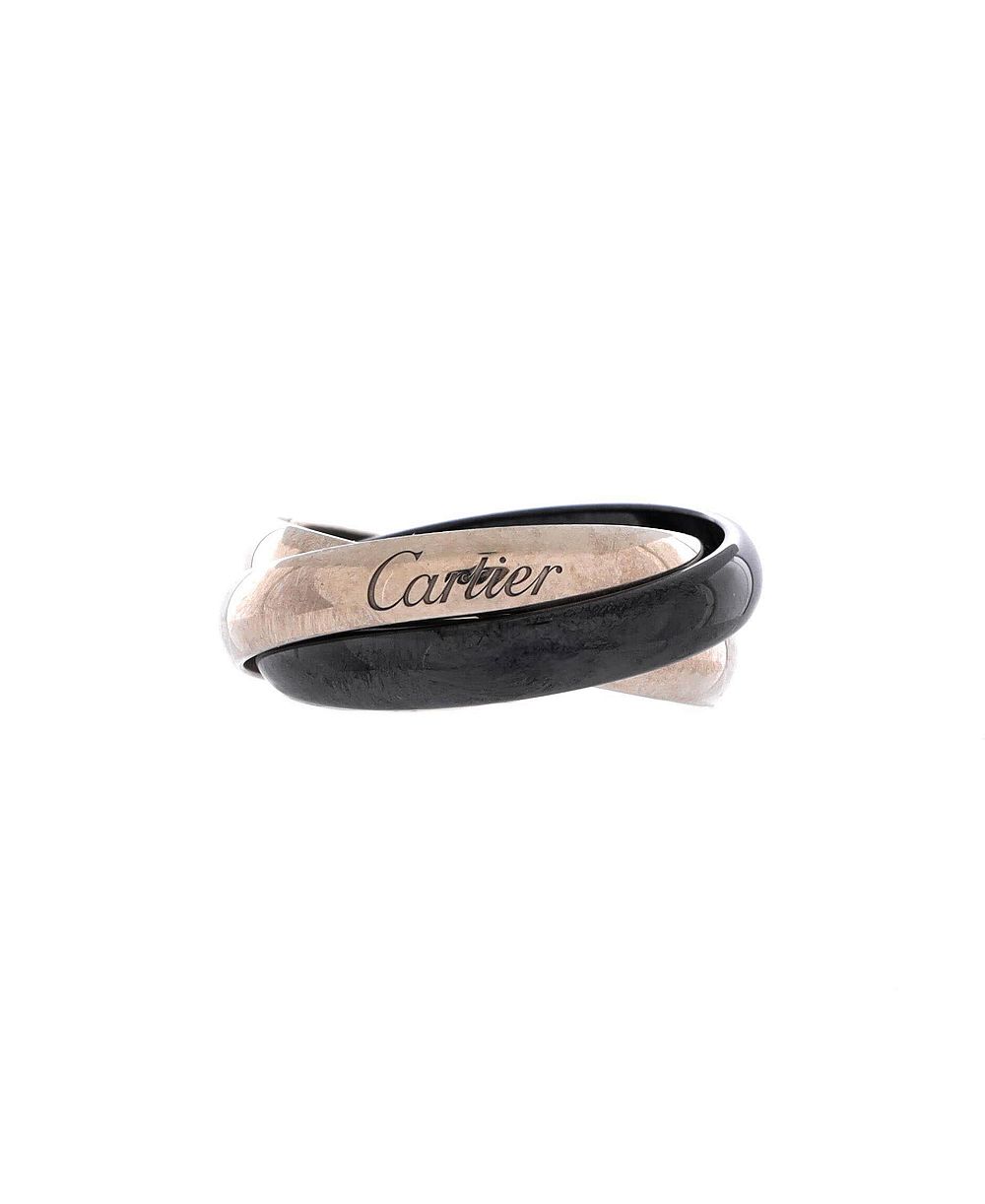 Pre-Owned Cartier Trinity 3-Piece Ring in 18K White Gold