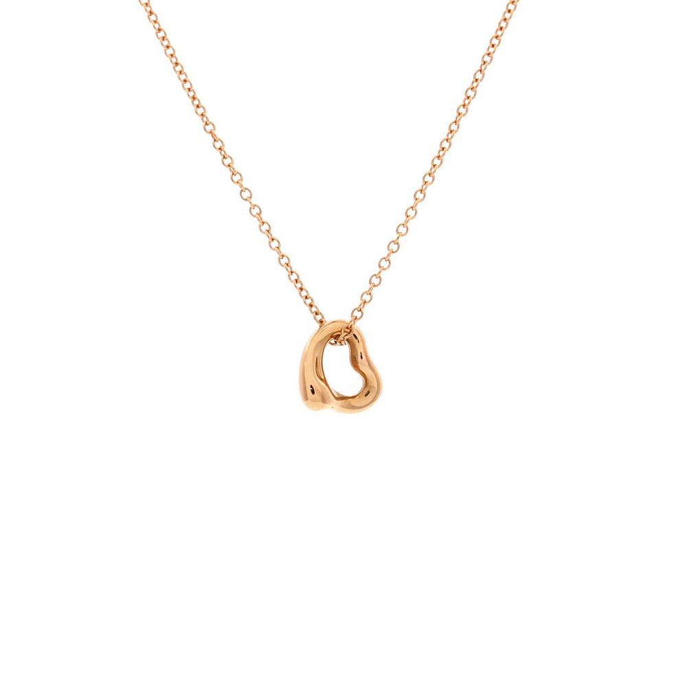 Pre-Owned Tiffany & Co Elsa Peretti Open Heart Pendant Necklace
