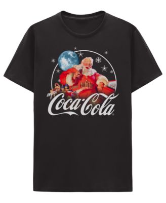 Hybrid Apparel Men's Vintage Santa Coke Graphic T-Shirt