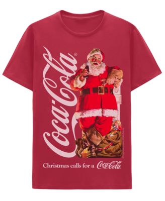 Hybrid Apparel Men's Santa Clause Coke Holiday Graphic Classic-Fit T-Shirt