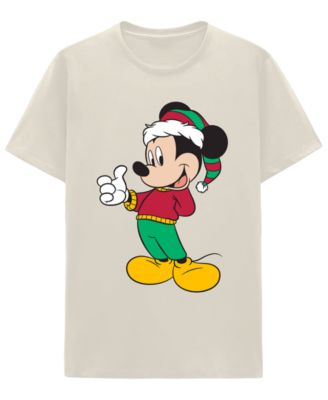 Hybrid Apparel Men's Christmas Mickey Classic-Fit T-Shirt