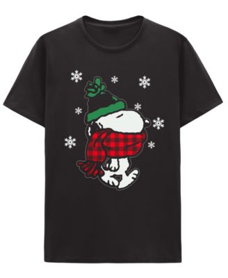 Hybrid Apparel Men's Snoopy Let It Snow Graphic T-Shirt