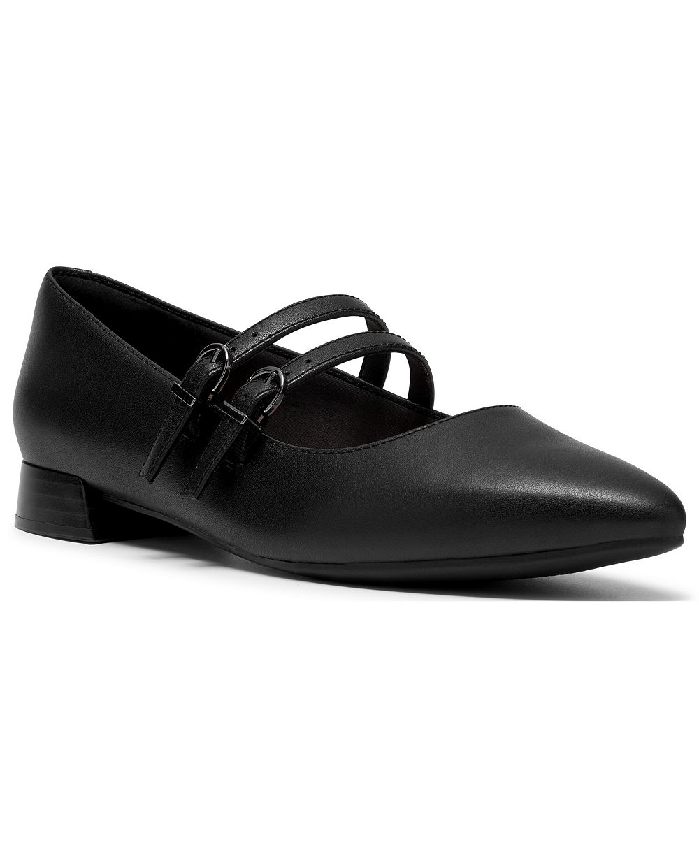 Clarks женские балетки Natalyn Jane с острым носком и ремешком