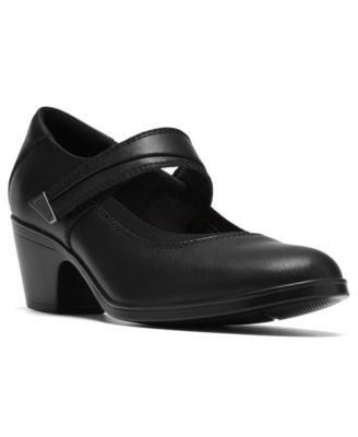 Clarks Women's Emily 2 Jaynie Mary Jane Block Heel Pumps