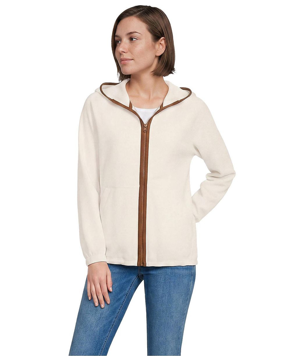 Lands' End Женские Anyweather RainDefense Fleece Full Zip Jacket