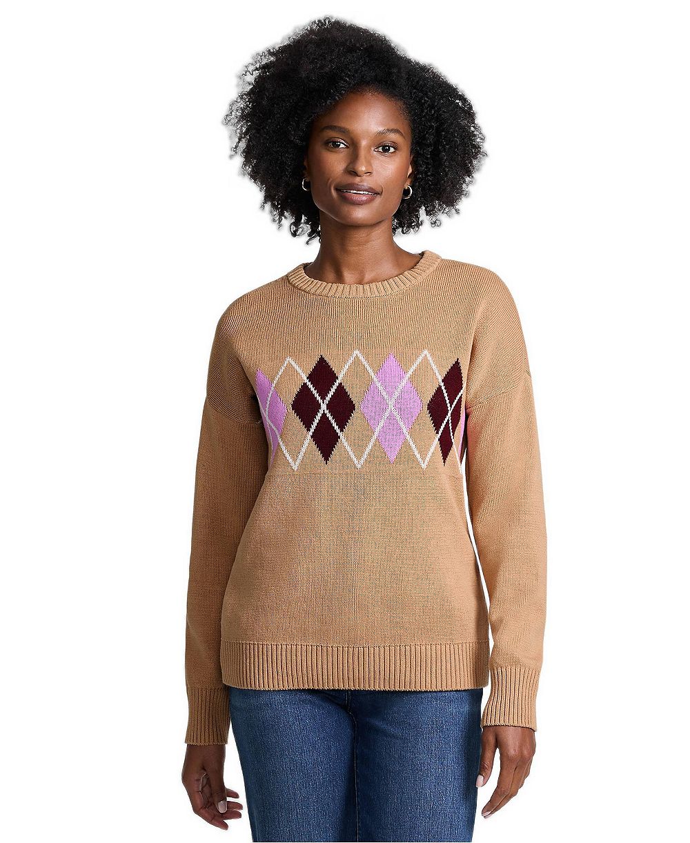 Lands' End Women's Drifter Jacquard Sweater