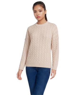 Женский свитер Lands' End Drifter Classic с косами