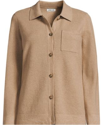 Lands' End Women's Drifter Barn Jacket Sweater