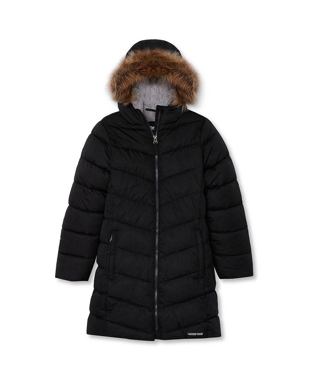 Lands' End женская парка с флисовой подкладкой