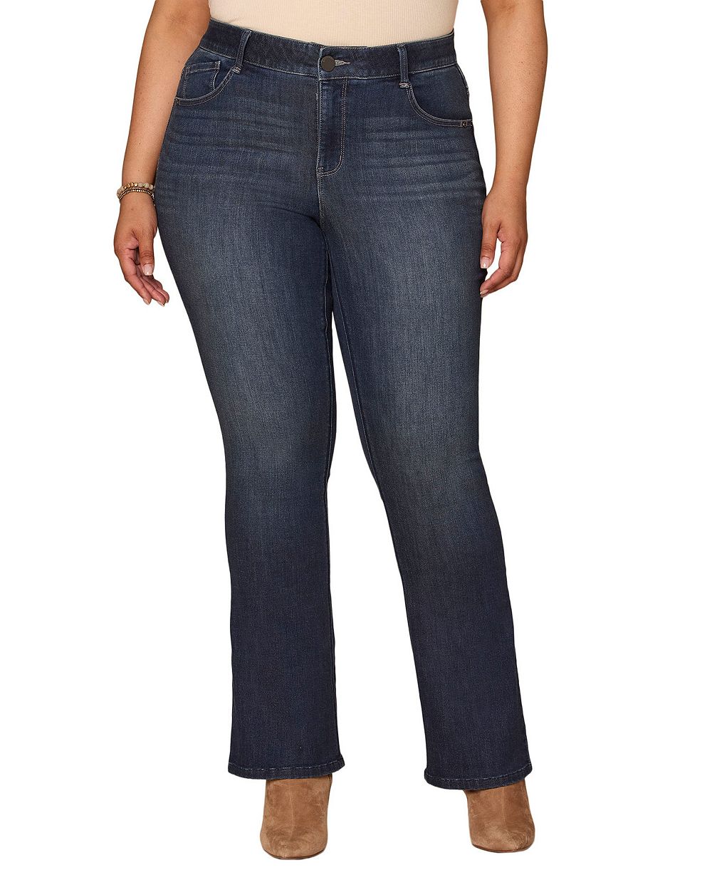 Джинсы Democracy Plus Size AbSolution High-Waisted Bootcut Jeans