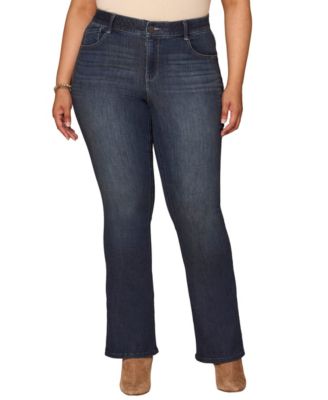 Democracy Plus Size AbSolution High-Waisted Bootcut Jeans